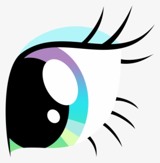 Eye Vector Art - Ojos De Unicornio Para Piñata #10069606