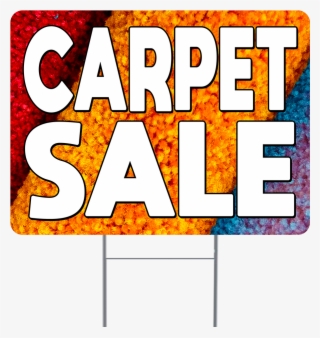 Carpet Sale Double Sided Yard Sign - Parallel #10070700