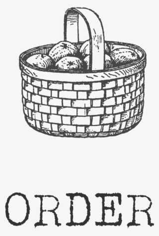 Order Icon - Drawing Of Wicker Basket #10071528