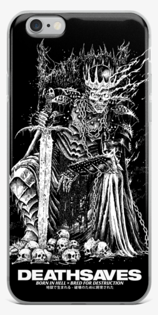 Death Knight [black] Iphone Case - Death Mark Riddik Art #10072852