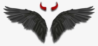 #wings #angelwings #darkangel #devil #horns #black - Eagle #10073057