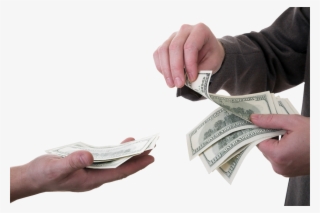 Transparent Gold Dollar Png Clipart - Handing Out Cash #10074843