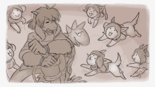 They Cleared Their Throat And Faced The Temmie Flooring - Cartoon #10075043