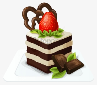 Free Png Desserts With Strawberriescupcake Vectorsponge - Dessert #10076052