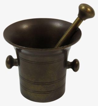 Mortar And Pestle Bronze Circa 1800s - Mortar And Pestle #10077077