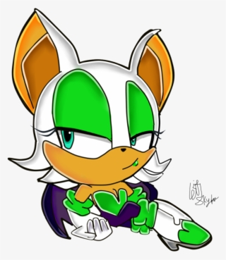 Rouge The Bat - Cartoon #10077714