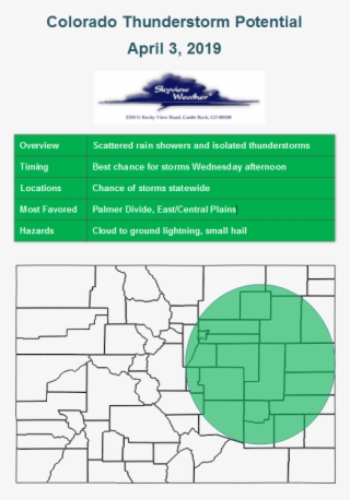 Mountain Snow And Low Elevation Rain Showers And Storms - County Colorado #10077911