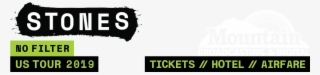 Rolling Stones // No Filter Tour Sponsor - Graphic Design #10078119