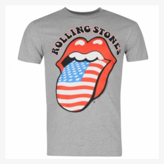 Rolling Stones ローリング・ストーンズ） バンドtシャツ アメリカ国旗 - Ice Cream #10078224