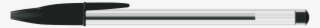 Pen Biro Bic Black Writing Png Image - Pizza Cutter #10079882
