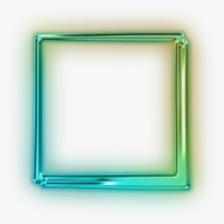 Quadrado Png With Transparent Background - Green Neon Square Png #10080231
