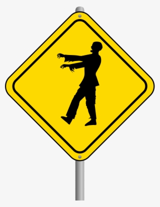 Alternate Rules Halloween Signs, Halloween Images, - Zombie Clipart Png #10080765