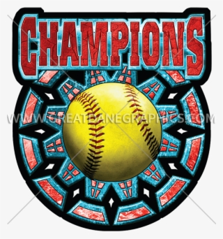 Champions Production Ready Artwork For T Shirt Ⓒ - Baseball White Background #10081088