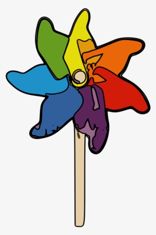 Pinwheel Wheel Toy Colorful Png Image - Pinwheel Clipart #10081204