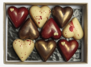 Box Of 9 Heart Truffles - Heart #10081302 Box Of 9 Heart Truffles - Heart #10081302