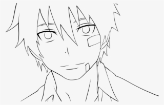 Blue Exorcist- Rin Okumura [fanart] [lineart] - Line Art #10082429
