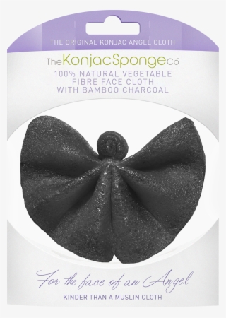 The Konjac Sponge Company Angel Cloth With Bamboo Charcoal #10083210
