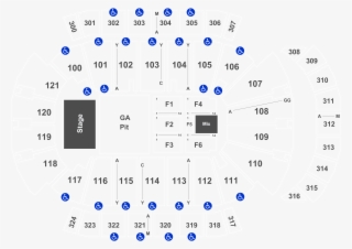 Legend - Vystar Veterans Memorial Arena Concert Row 1001 #10083692