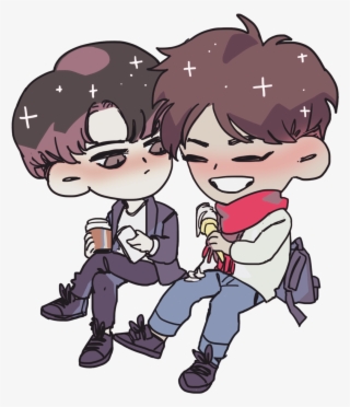 Made This Precious Commission Of Eren And Levi For - Cartoon #10083697