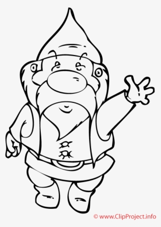 Gnome Drawing Easy - Zwerg Zum Ausmalen #10084182