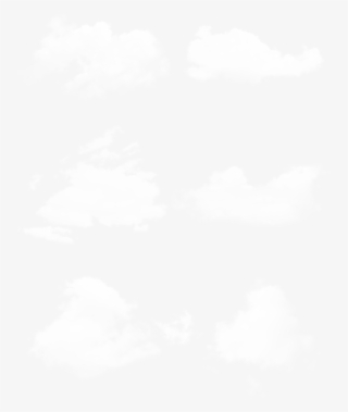 Nubes Blancas Irregulares Algodón Flotantes Png Y Psd - Monochrome #10084670