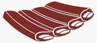 Rib Meat Food Vector Cattle Png Image - Costillas De Cerdo Vector #10085648