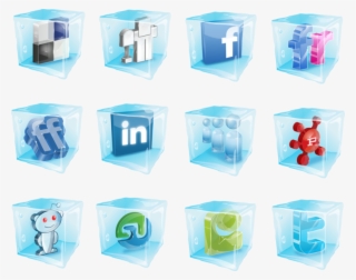 Ice Social Media Icons - Icons #10086710