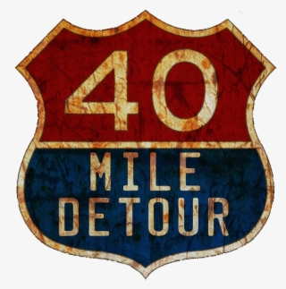 40 Mile Detour Logo - Badge #10087400