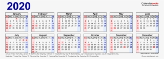 2020 Calendar Png Transparent Image - 2019 Calendar Singapore Holidays #10087908