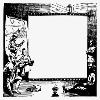 Frame Vector Clipart Psd - Music Photo Frames Png #10088304