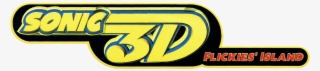 Sonic 3d Blast Logo Png - Sonic 3d Blast Logo #10090034