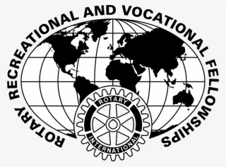 Rotary Recreational Vocational Fellowships Logo Png - World Map Of Where Snakes Live #10090449
