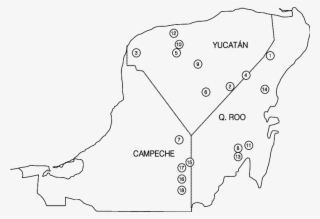 Ubicación Geográfica De Las 18 Comunidades A Las Que - Line Art #10092129