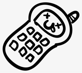 Phone Or Walkie Talkie Toy Comments - Drawn Toy #10093159