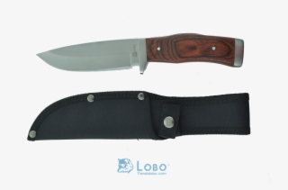 Cuchillo De Monte Mango De Madera Acero Inoxidable - Utility Knife #10093775