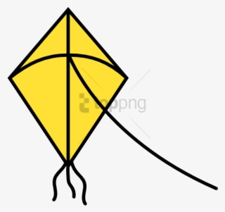 Free Png Comet Icon - Yellow Kite Clipart Png #10095597