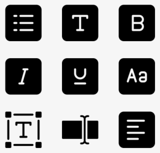 Text Editor - Icon Vlog Png #10097106