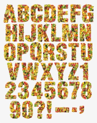 Welcome To Food Typography Paradise - Fruits Fonts #10097220