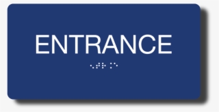 8″ X 4″ Ada Compliant Entrance Sign With Braille And - Regulatory Affairs Professionals Society #10097953