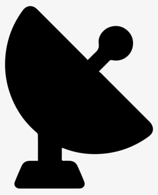 Satellite Silhouette At Getdrawings - Satellite Dish Vector Icon #10099487