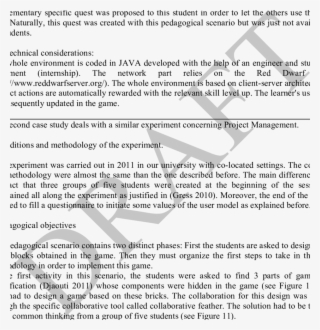 Conditions Of The Experiments - Document #10099985