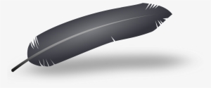 Clipart - Black Feather - Black Feather #1010043