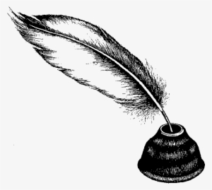 Best Quill And Ink Photos 2017 Blue Maize - Feather Pen And Ink Transparent #1010119