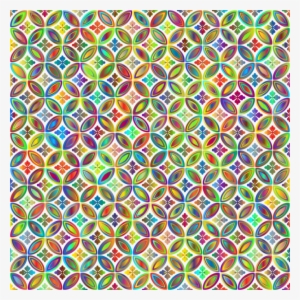 Prismatic Star Line Art Floral Design Ornament - Clip Art #1010551