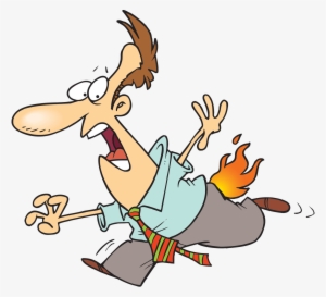 Cartoon Hut On Fire - Pants On Fire Clipart #1010943