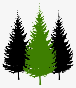 Pine Tree Silhouette Clip Art - Pine Tree Clip Art #1011248