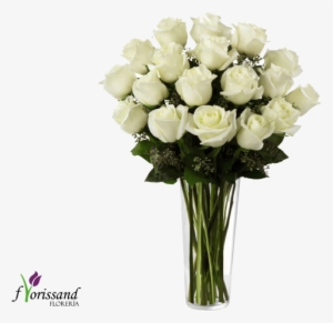 Pureza - Ftd White 18 Roses Bouquet #1011980