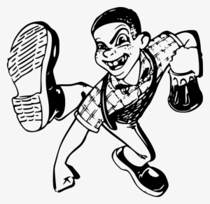 Kick Ball - Skinhead Vector #1012047