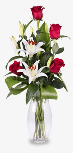Rosas Y Lirios - Mazzo Di Fiori Piccolo #1012142