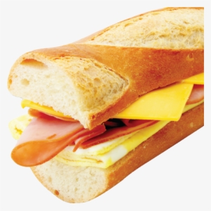 #80 Ham, Egg & Cheese Baguette - Grilled Ham And Cheese Baguette #1012326